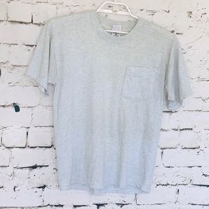 Men's Fruit of the Loom Short Sleeves T Shirt Gray
